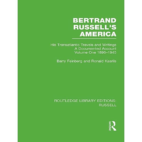 Bertrand Russell's America, Barry Feinberg, Ronald Kasrils