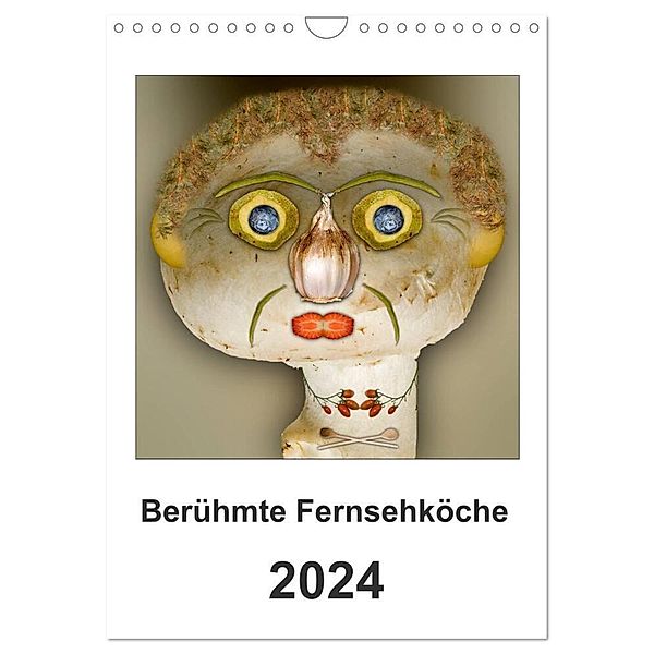 Berühmte Fernsehköche (Wandkalender 2024 DIN A4 hoch), CALVENDO Monatskalender, Ewald Steenblock