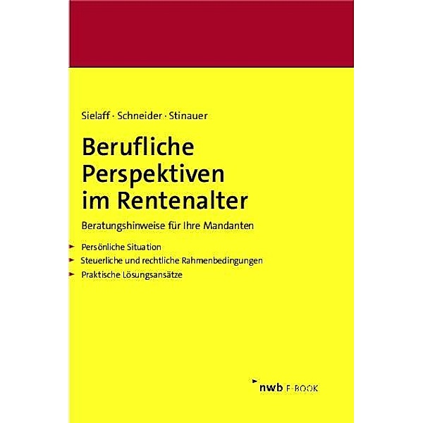 Berufliche Perspektiven im Rentenalter, Thomas Christoph Schneider, Christian Sielaff, Julian Stinauer