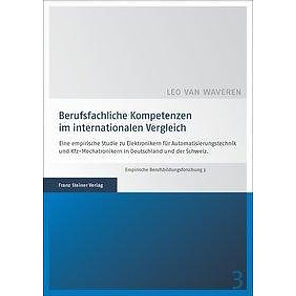 Berufsfachliche Kompetenzen im internationalen Vergleich, Leo van Waveren