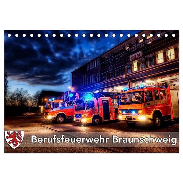 Berufsfeuerwehr Braunschweig (Tischkalender 2024 DIN A5 quer), CALVENDO Monatskalender, Markus Will