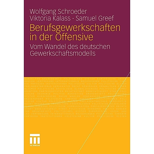 Berufsgewerkschaften in der Offensive, Wolfgang Schroeder, Viktoria Kalass, Samuel Greef