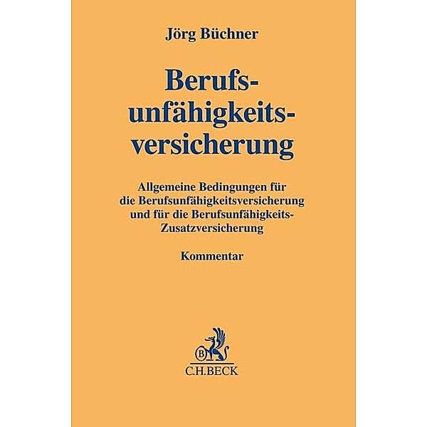 Berufsunfähigkeitsversicherung, Jörg Büchner