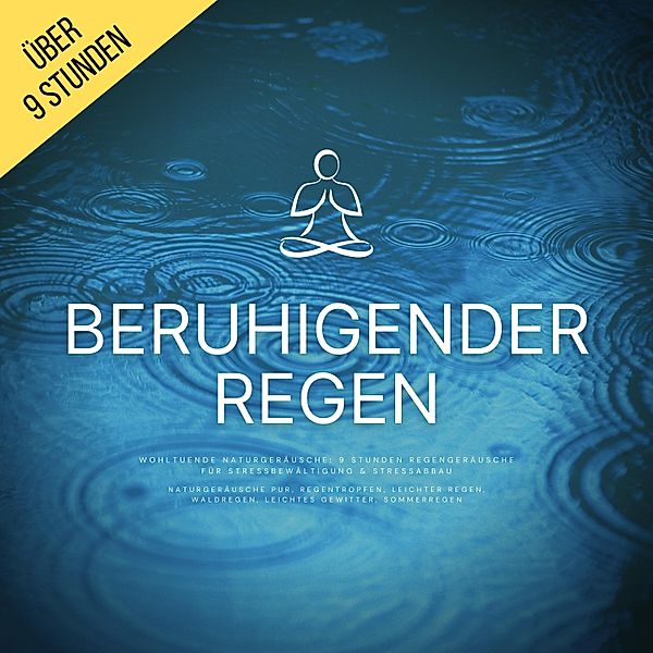 Beruhigender Regen (Naturgeräusche pur, Regentropfen, Leichter Regen, Waldregen, Leichtes Gewitter, Sommerregen), Regengeräusche zur Stressbewältigung