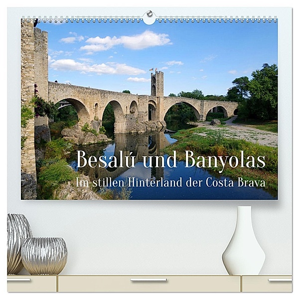 Besalú und Banyolas (hochwertiger Premium Wandkalender 2025 DIN A2 quer), Kunstdruck in Hochglanz, Calvendo, Berthold Werner