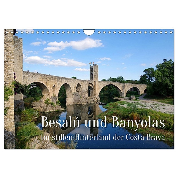 Besalú und Banyolas (Wandkalender 2024 DIN A4 quer), CALVENDO Monatskalender, Berthold Werner