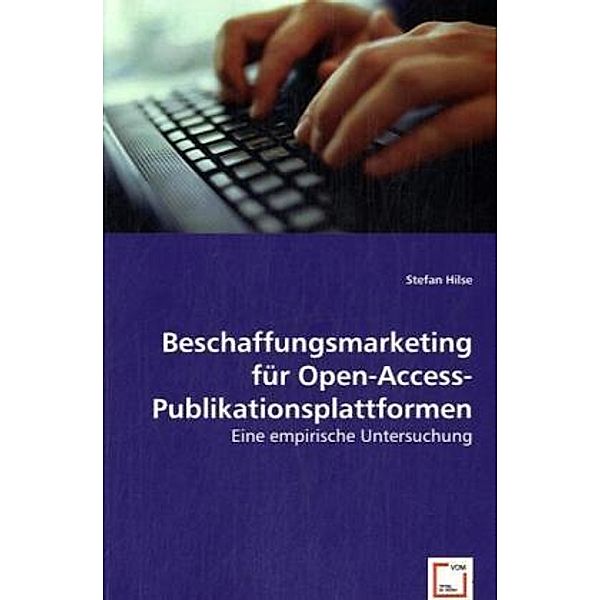 Beschaffungsmarketing für Open-Access-Publikationsplattformen, Stefan Hilse