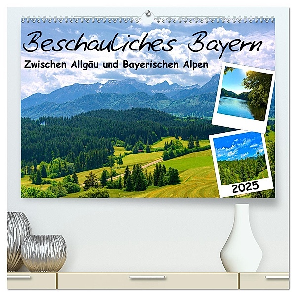 Beschauliches Bayern (hochwertiger Premium Wandkalender 2025 DIN A2 quer), Kunstdruck in Hochglanz, Calvendo, Lost Plastron Pictures