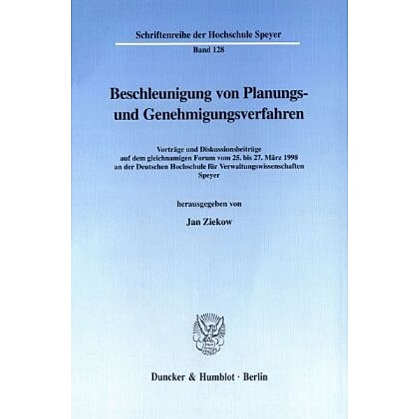 Beschleunigung von Planungs- und Genehmigungsverfahren.