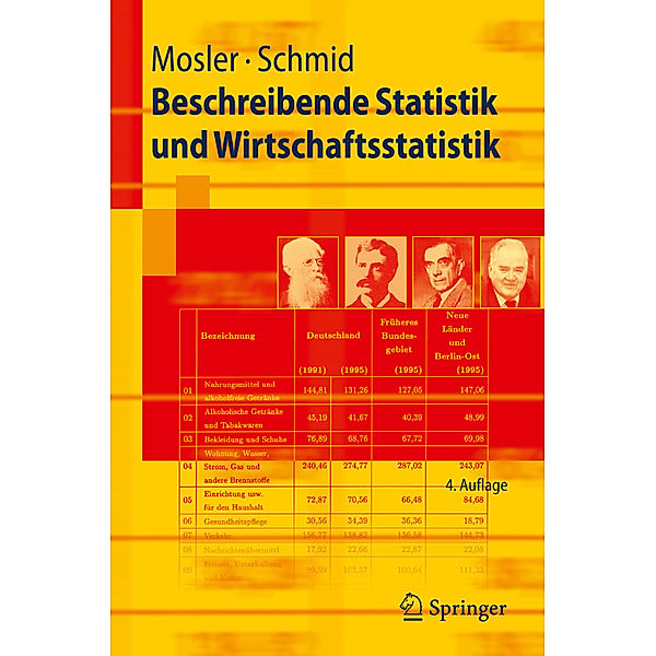 Beschreibende Statistik und Wirtschaftsstatistik, Karl Mosler, Friedrich Schmid