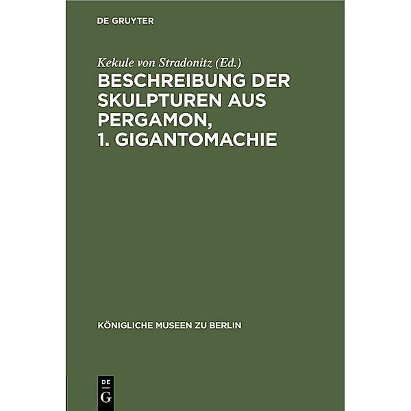 Beschreibung der Skulpturen aus Pergamon, 1. Gigantomachie