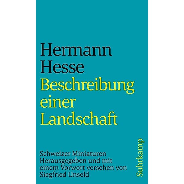 Beschreibung einer Landschaft, Hermann Hesse