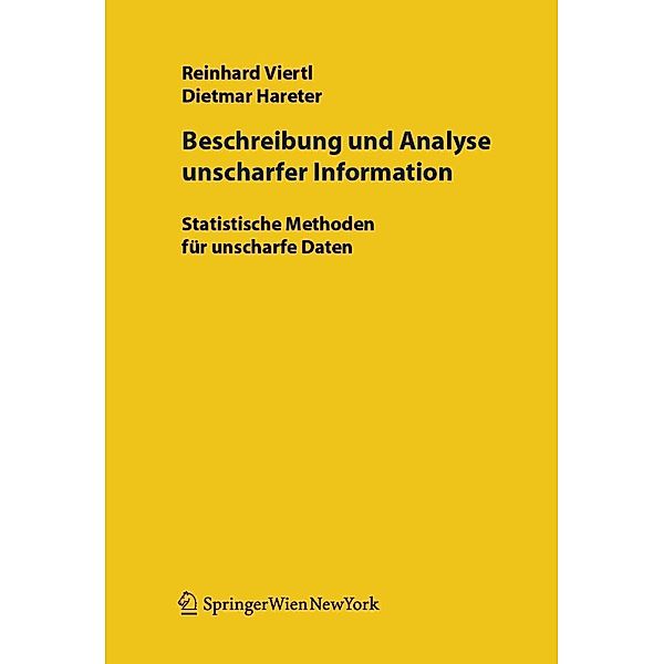 Beschreibung und Analyse unscharfer Information, R. K. W. Viertl, D. Hareter