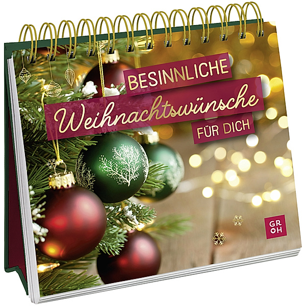 Besinnliche Weihnachtswünsche für dich, Groh Verlag