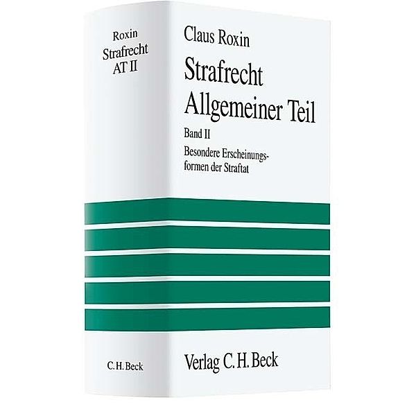 Besondere Erscheinungsformen der Straftat, Claus Roxin