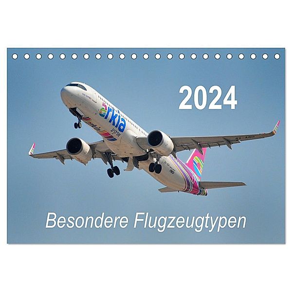 Besondere Flugzeugtypen (Tischkalender 2024 DIN A5 quer), CALVENDO Monatskalender, Matthias Merz