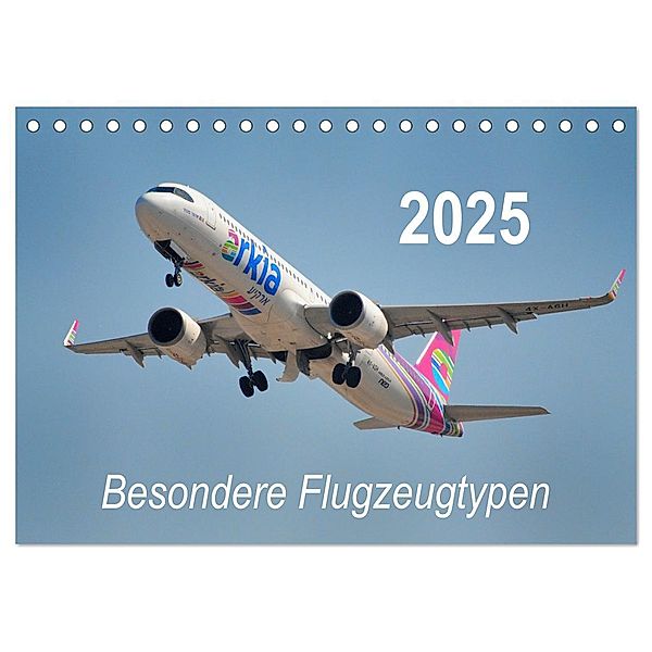 Besondere Flugzeugtypen (Tischkalender 2025 DIN A5 quer), CALVENDO Monatskalender, Calvendo, Matthias Merz