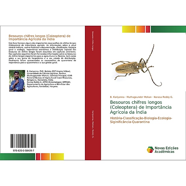 Besouros chifres longos (Coleoptera) de Importância Agrícola da Índia, B. Kariyanna, Muthugounder Mohan, Narasa Reddy G.