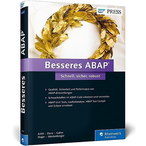 Besseres ABAP, Robert Arlitt, Thorsten Marcus Dunz, Hermann Gahm, Damir Majer, Eric Westenberger