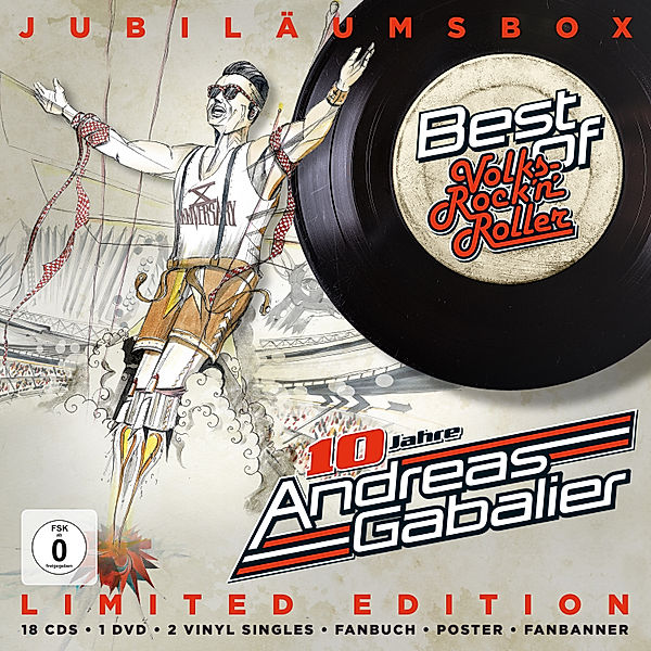 Best Of 10 Jahre Volks-Rock'n'Roller Jubiläumsbox (Limited Edition), Andreas Gabalier