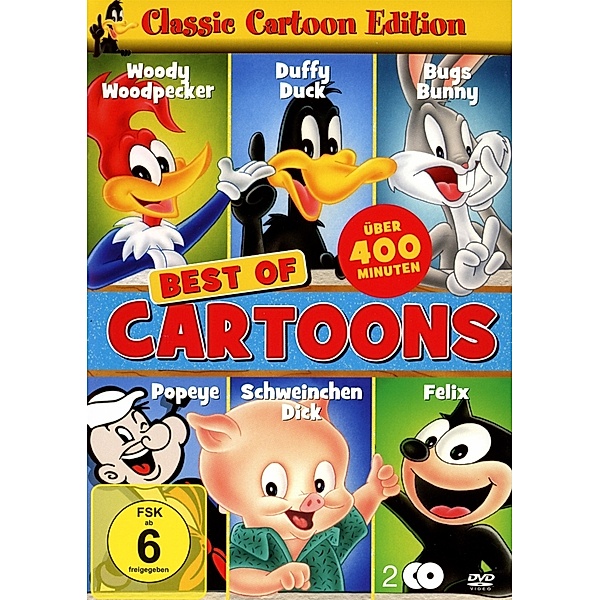 Best of Cartoons - 2 Disc DVD, Bugs Bunny, Popeye