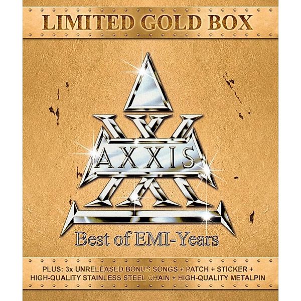 Best Of EMI-Years (Limited Goldbox, 3 CDs), Axxis