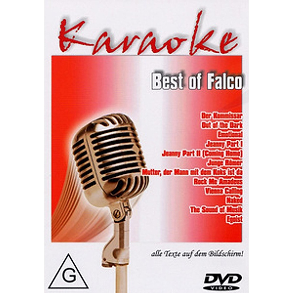Best Of Falco, Karaoke
