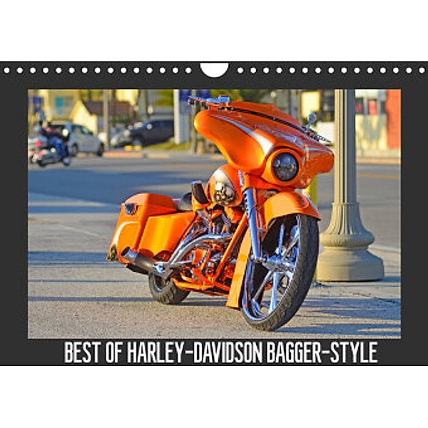 BEST OF HARLEY-DAVIDSON BAGGER-STYLE Wandkalender 2022 DIN A4 quer