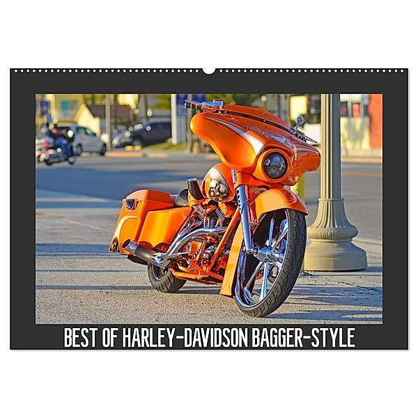 BEST OF HARLEY-DAVIDSON BAGGER-STYLE (Wandkalender 2024 DIN A2 quer), CALVENDO Monatskalender, Volker Wolf