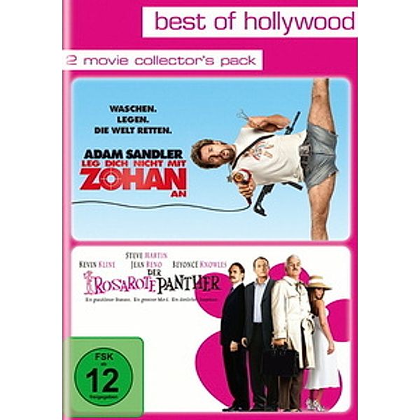 Best of Hollywood - 2 Movie Collector's Pack: Leg dich nicht mit Zohan an / Der rosarote Panther, Adam Sandler, Robert Smigel, Judd Apatow, Len Blum, Steve Martin, Michael Saltzman, Maurice Richlin, Blake Edwards