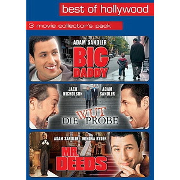 Best of Hollywood - 3 Movie Collector's Pack: Big Daddy / Die Wutprobe / Mr. Deeds