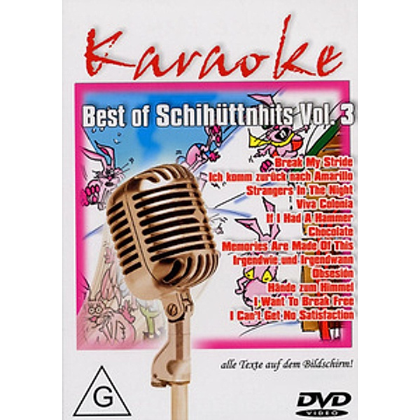 Best of Karaoke - Schihüttnhits Vol. 03, Karaoke
