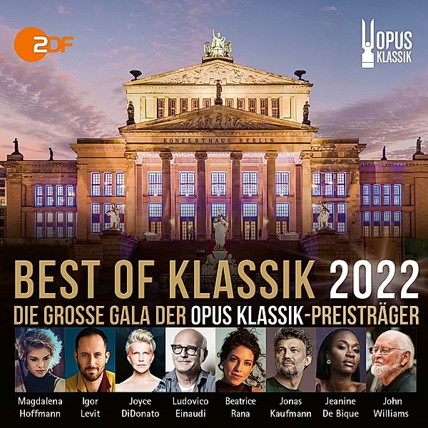 Best Of Klassik 2022 - Die große Gala der Opus Klassik-Preisträger (2 CDs), J. Kaufmann, L. Einaudi, I. Levit, J. Didonato