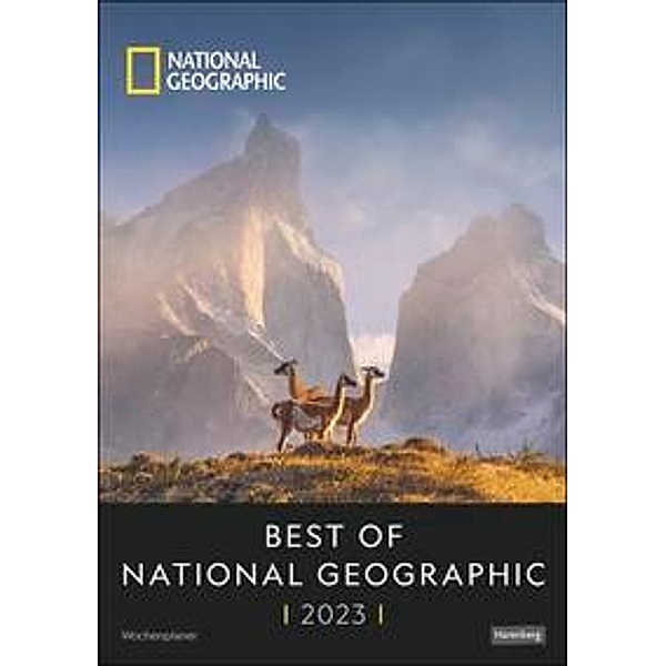 Best of National Geographic Wochenplaner Kalender 2023. Großer Foto-Wandkalender zum Eintragen. Landschaften-Kalender 20