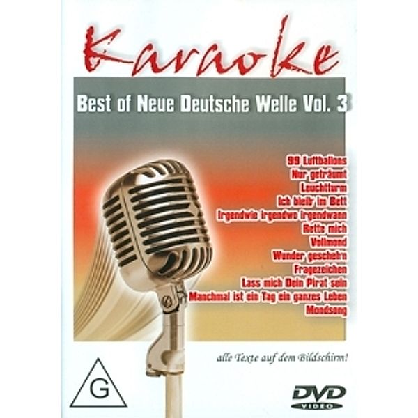 Best Of Neue Deutsche Welle Vo, Karaoke, Various