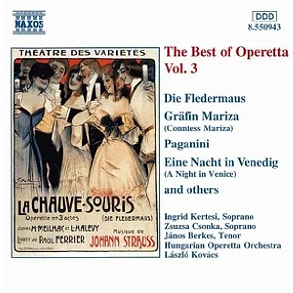 Best Of Operetta Vol.3, Kertesi, Csonka, Berkes