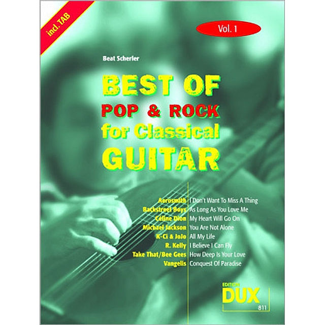 Best of Pop & Rock for Classical Guitar Vol. 1 Buch versandkostenfrei