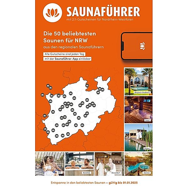 Best of Saunaführer - Die 50 beliebtesten Saunen für NRW, Thomas Wiege