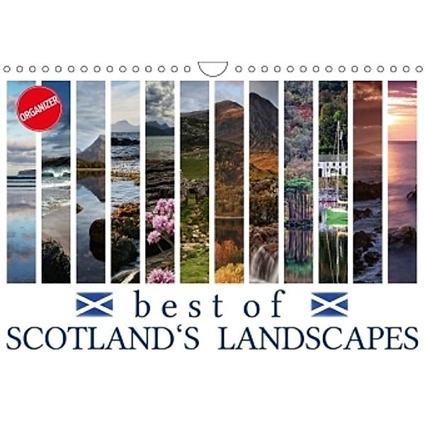 Best of Scotland's Landscapes (Wall Calendar 2017 DIN A4 Landscape), Martina Cross