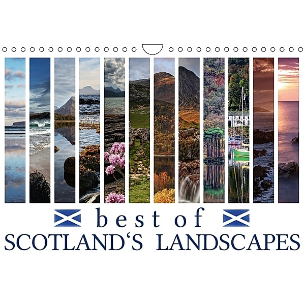 Best of Scotland's Landscapes (Wall Calendar 2018 DIN A4 Landscape), Martina Cross