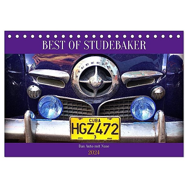 Best of Studebaker - Das Auto mit Nase (Tischkalender 2024 DIN A5 quer), CALVENDO Monatskalender, Henning von Löwis of Menar