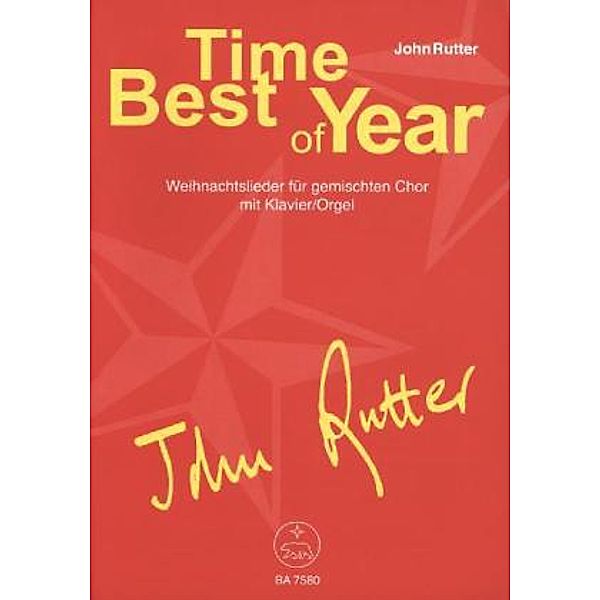 Best Time of Year, Singpartitur, John Rutter