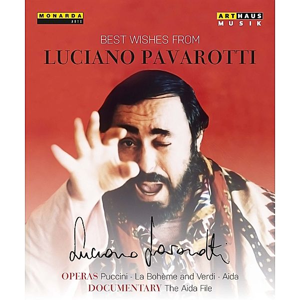 Best Wishes From Luciano Pavarotti, Luciano Pavarotti, Maria Chiara, Ghena Dimitrova, Nicolai Ghiaurov, Juan Pons, Paata Burchladze, Mirella Freni, Sandra Pacetti, Gino Quilico, Stephen Dickson, Italo Tajo, Chorus and Orchestra of the Teatro alla Scala, Chorus and Orchestra of the San Francisco Opera, Lorin Maazel, Tiziano Severini