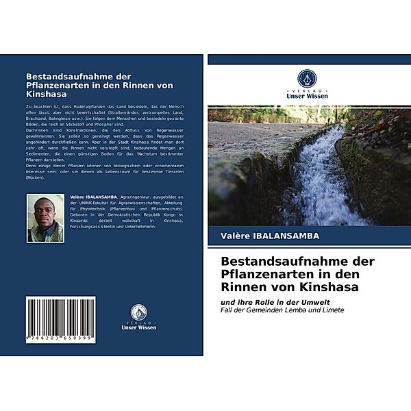 Bestandsaufnahme der Pflanzenarten in den Rinnen von Kinshasa, Valère IBALANSAMBA