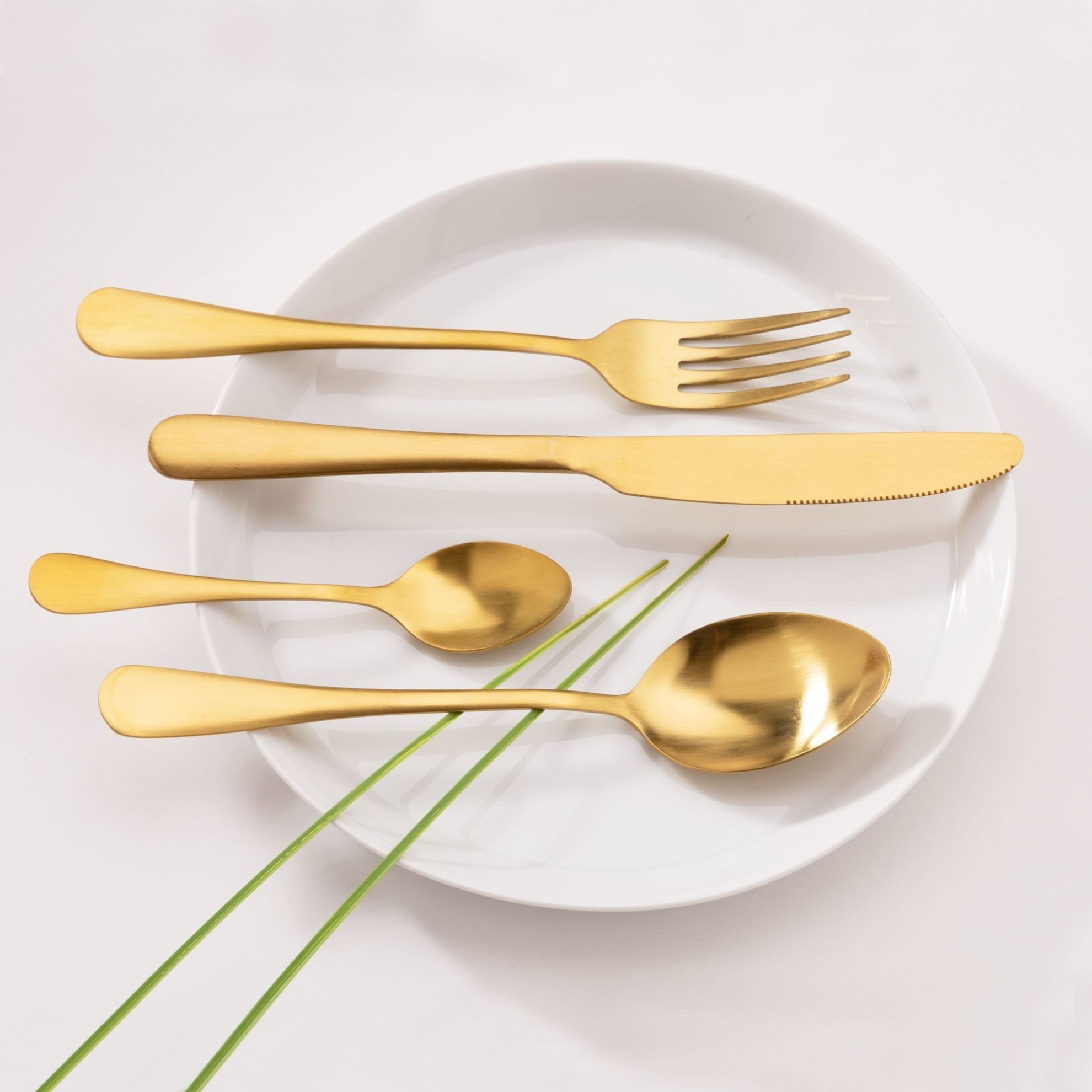 Besteck-Set, 16-tlg. Style Goldfarben bestellen | Weltbild.de
