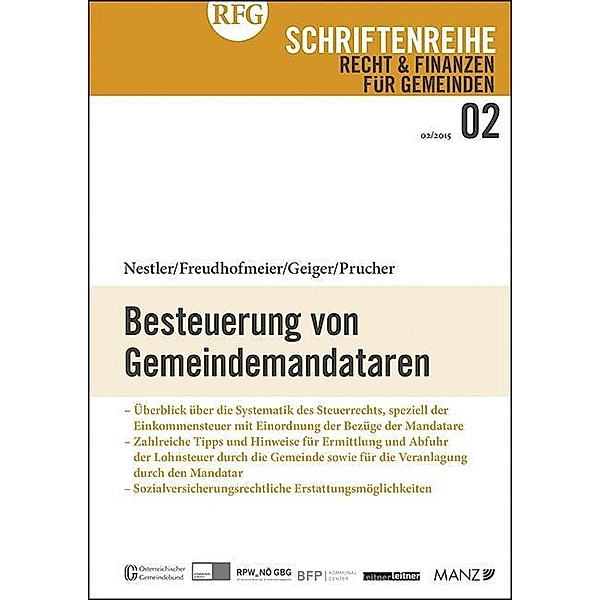 Besteuerung von Gemeindemandataren (f. Österreich), Martin Freudhofmeier, Christoph Nestler, Bernhard Geiger, Lena Prucher