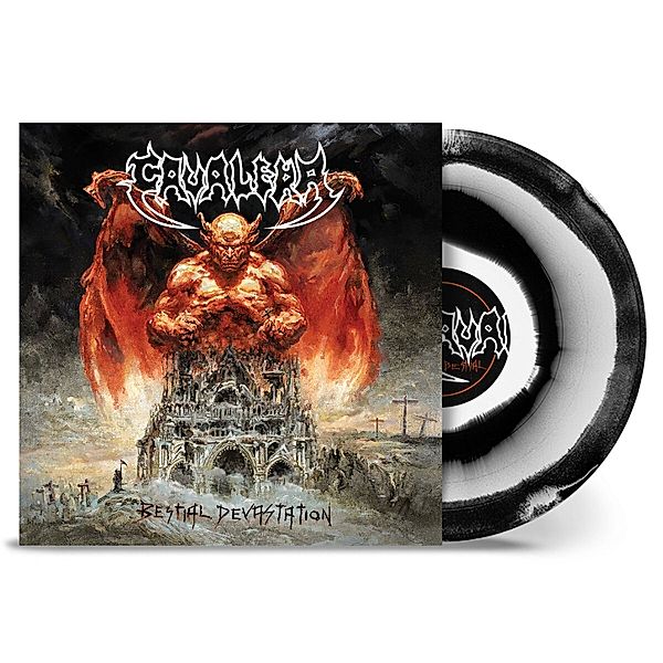 Bestial Devastation (Ltd. Lp/White - Black Corona) (Vinyl), Cavalera