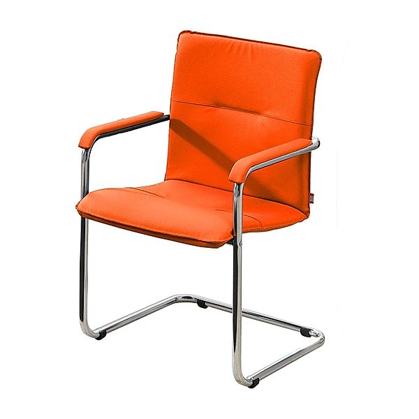 Besucherstuhl Rumba Orange