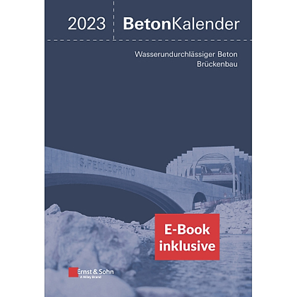 Beton-Kalender 2023, m. 1 Buch, m. 1 E-Book, 2 Teile