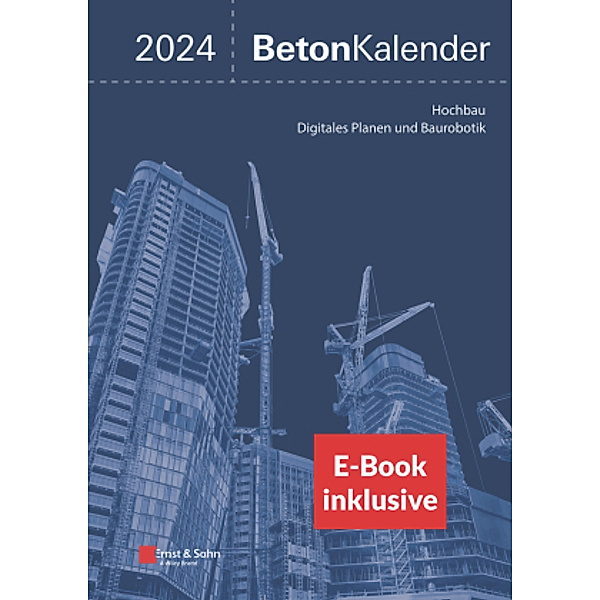 Beton-Kalender 2024, m. 1 Buch, m. 1 E-Book, 2 Teile